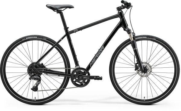 Dviratis Merida Crossway 300 III2 glossy black(silver)
