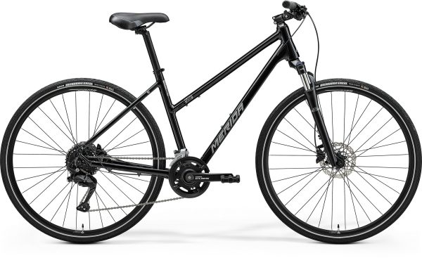 Dviratis Merida Crossway 100 III2 Lady glossy black(silver)